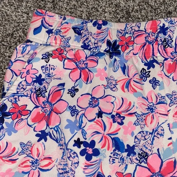 Lilly Pulitzer Kylar Knit Short Size M Resort White Party Like a Lobstar - Picture 4 of 9